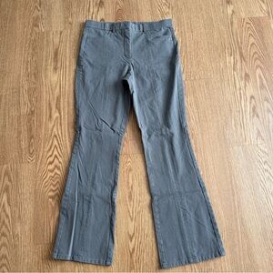 Isaac Mizrahi Live Pants Womens Sz 10 Gray Stretch Cotton Bootcut